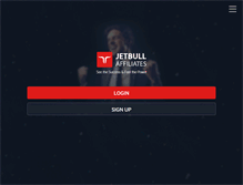 Tablet Screenshot of affiliate.jetbull.com